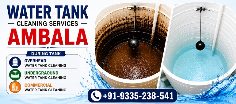 Water Tank Cleaning Services Ambala