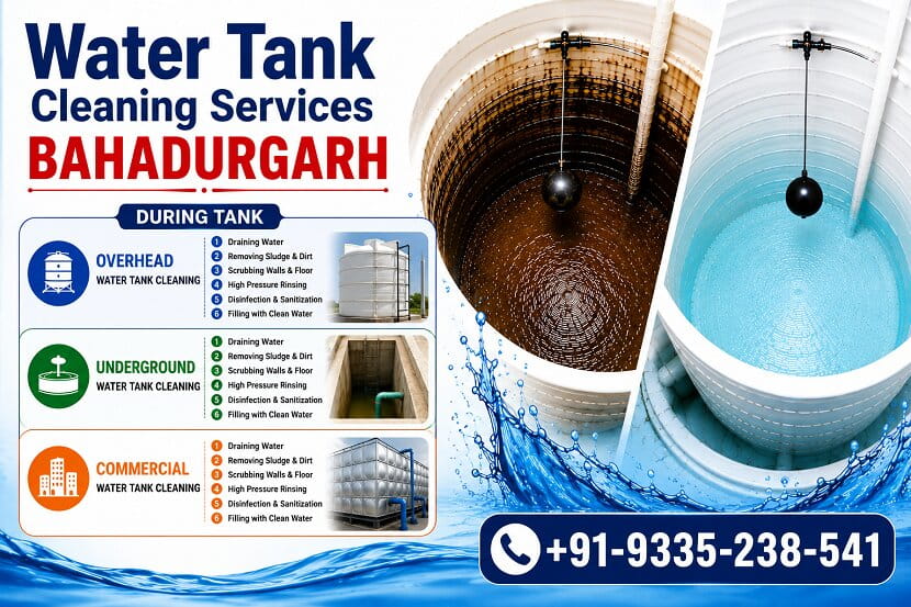 Water Tank Cleaning Services Bahadurgarh