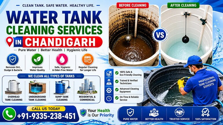 Water Tank Cleaning Services in Chandigarh