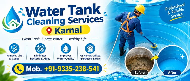 Water Tank Cleaning Services Karnal