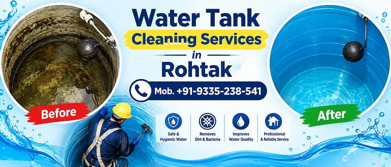 Water Tank Cleaning Services in Rohtak